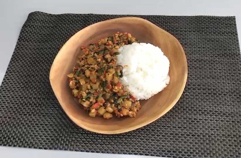 ほうれん草カレーの写真